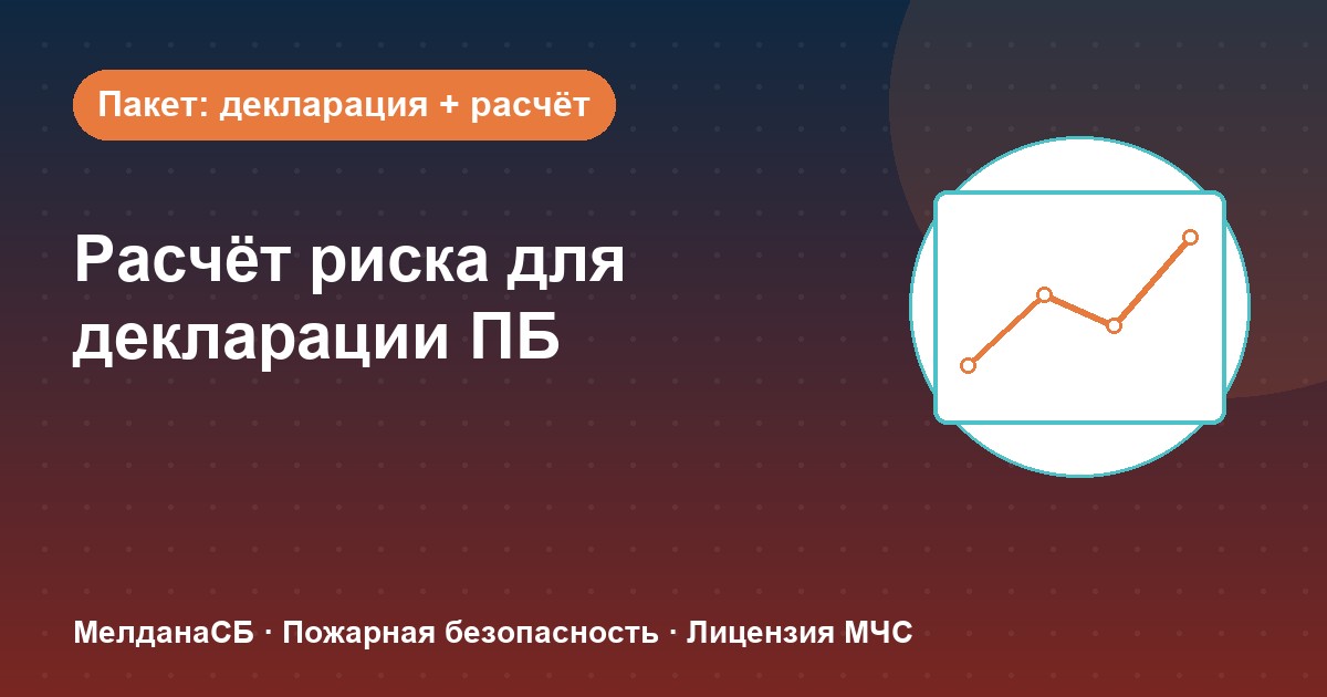 Расчёт пожарного риска для декларации ПБ в Нягань: когда прикладывать и как оформить