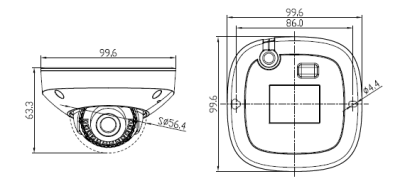 Профессиональная IP-камера Meldana ML-M-D2M11IR (2,8мм) 